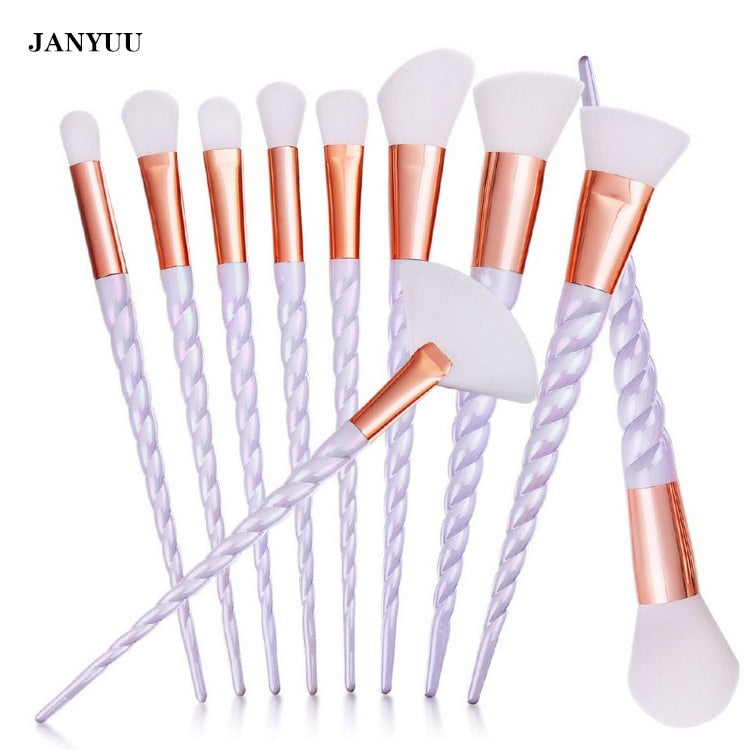 8 Piece Makeup Brushes Set