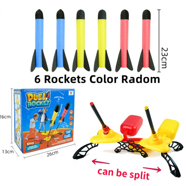 Children Outdoor Air Rocket Foot Launcher