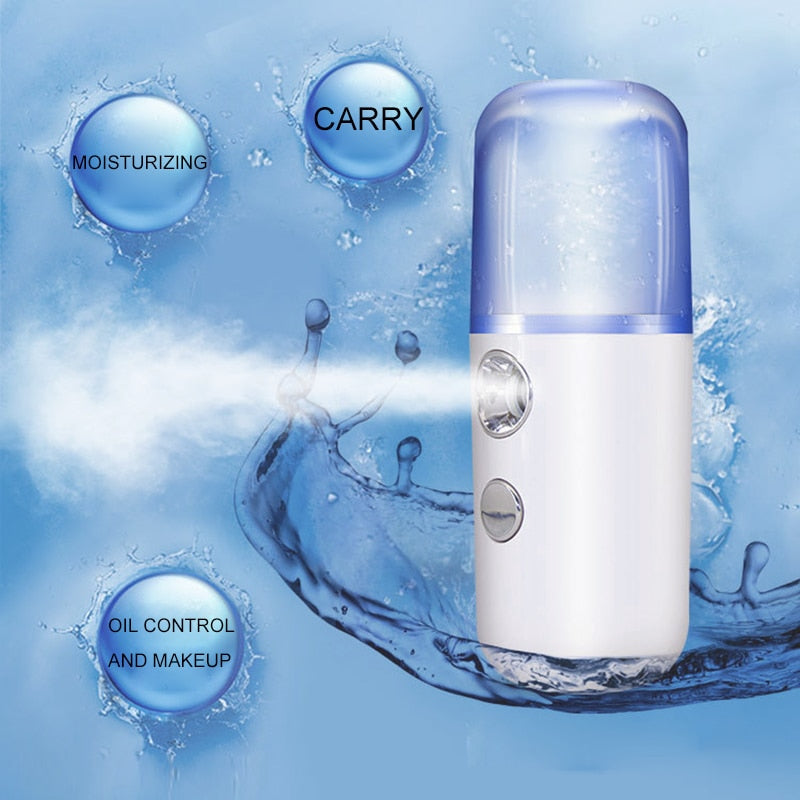 Nano Mist Facial Sprayer - Face Steamer Moisturizing Beauty