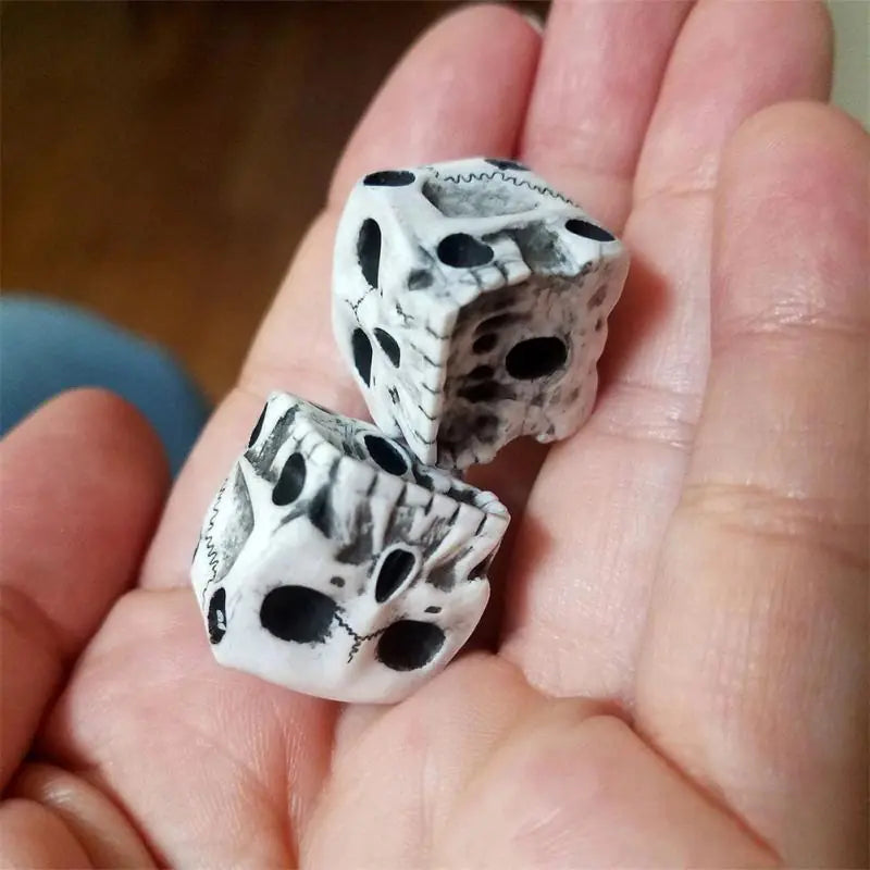 Six Sided Skull Dice