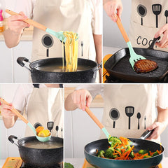 Non Stick Pot Spatula And Spoon Set