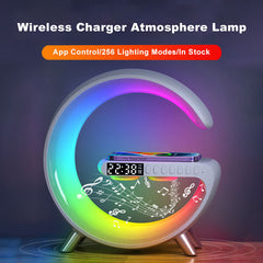 Bluetooth Speaker - Wireless Charger Lamp