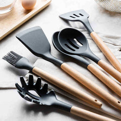 Non Stick Pot Spatula And Spoon Set