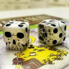 Six Sided Skull Dice