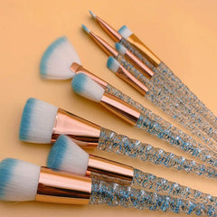 8 Piece Makeup Brushes Set