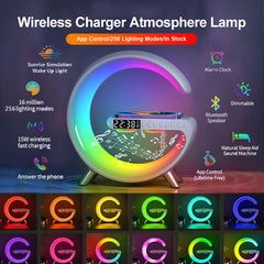 Bluetooth Speaker - Wireless Charger Lamp