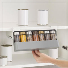 Self Adhesive Wall-Mounted Spice Organizer