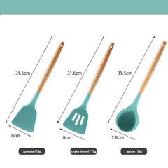 Non Stick Pot Spatula And Spoon Set