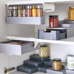 Self Adhesive Wall-Mounted Spice Organizer