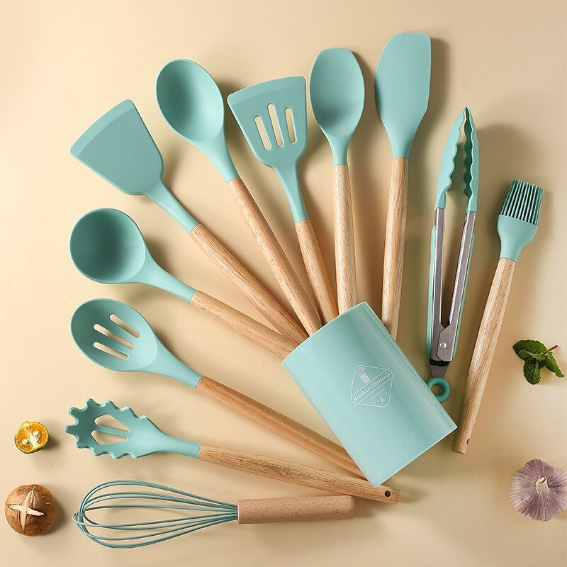 Non Stick Pot Spatula And Spoon Set