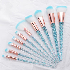 8 Piece Makeup Brushes Set