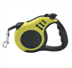 Retractable Dog Leash With Bone Print