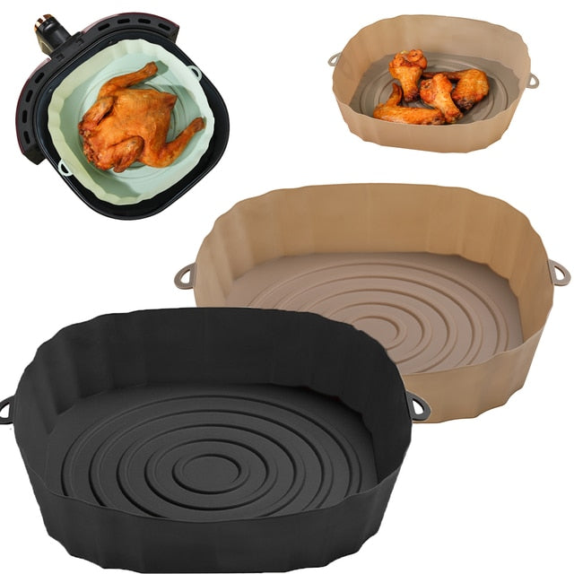 Air Fryer Basket | Silicone Surface