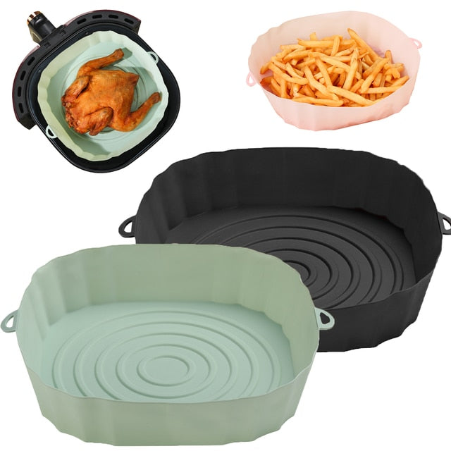 Air Fryer Basket | Silicone Surface